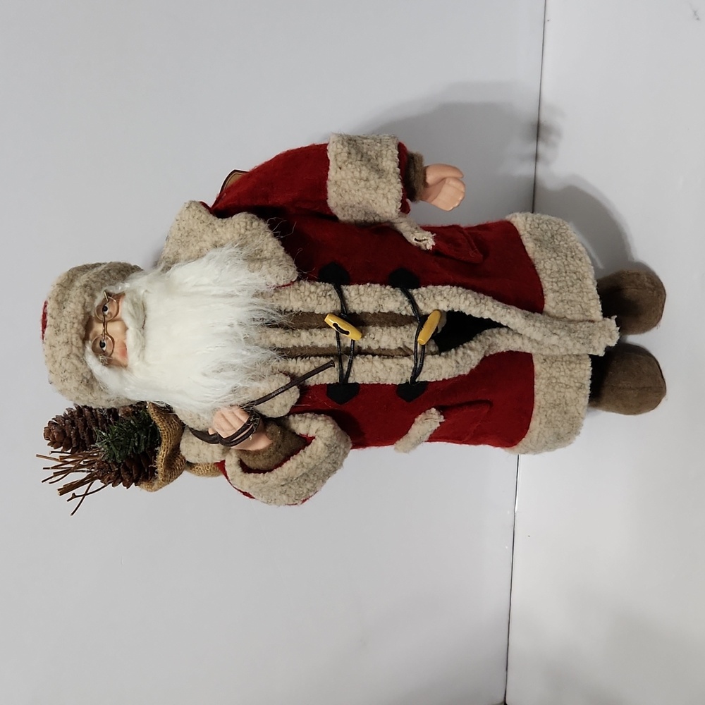 NWT Well Dressed Home 18" Standing Santa